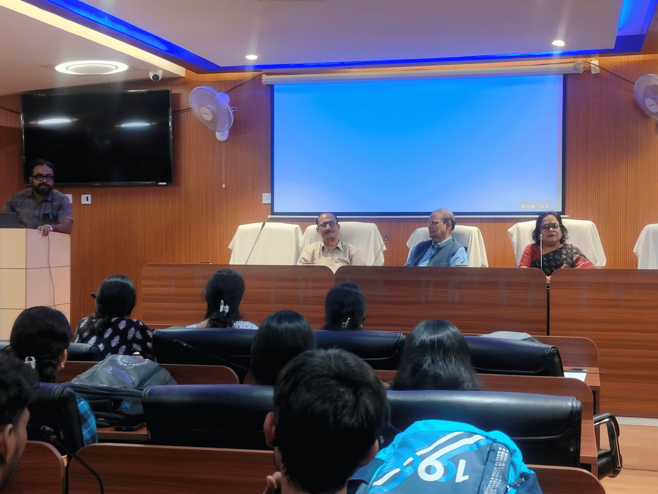 Conduct an Awareness & Guidance Session for new students about the NSF Scholarship Program at RIE, Bhubaneswar.